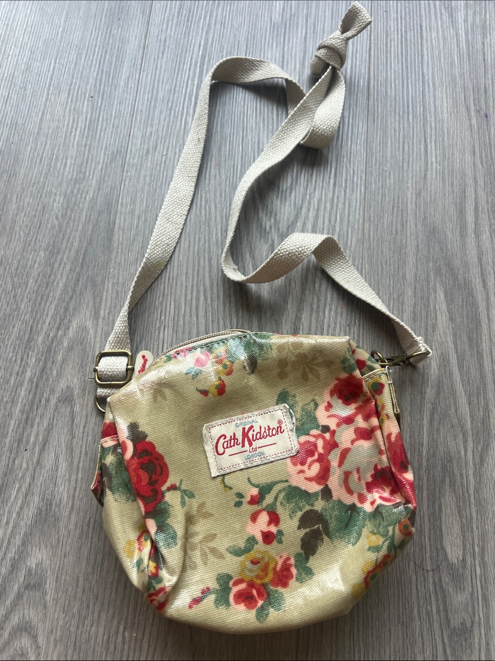 Cath Kidston Cream Floral Crossbody Bag